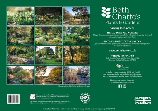 Beth Chatto Calendar 2026