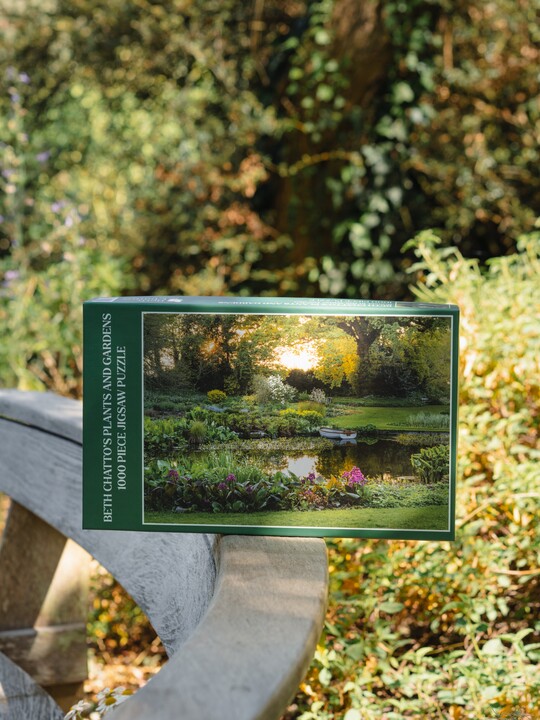 Beth Chatto Jigsaw Puzzle - Sunset in the Water Garden