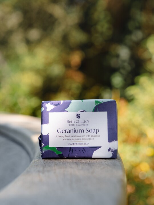 Beth Chatto Geranium Soap