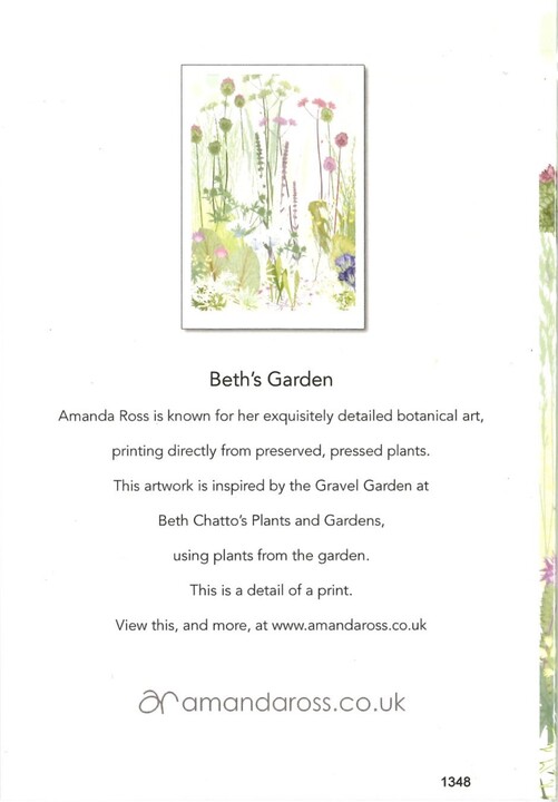 Beth Chatto Card - Beth's Garden