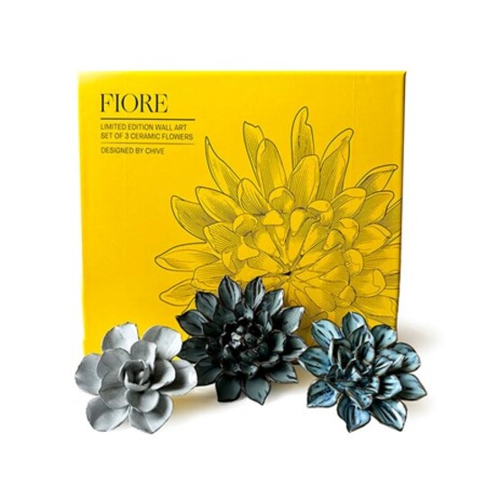 Ceramic Flower Wall Art Fiore Box Set