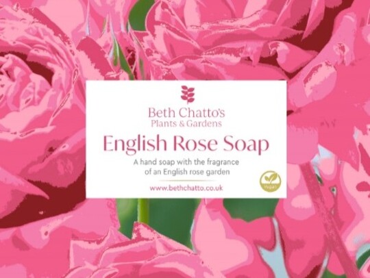 Beth Chatto English Rose Soap