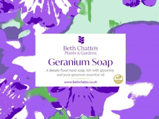 Beth Chatto Geranium Soap