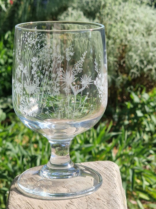 Gravel Garden Glass Goblet