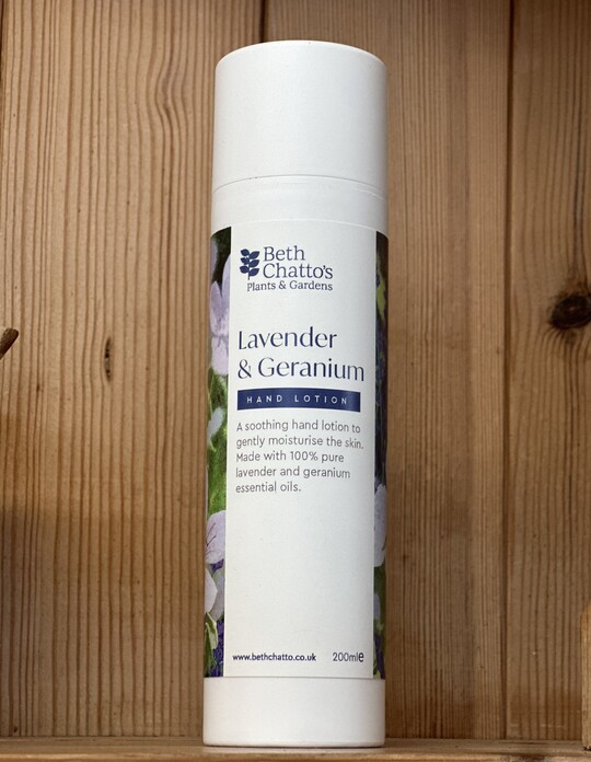 Beth Chatto Lavender & Geranium Hand Lotion