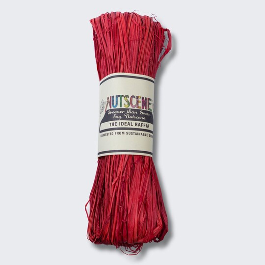 Nutscene Raffia - Ribbon Red