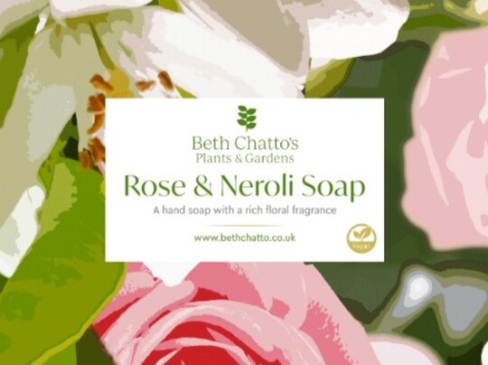 Beth Chatto Rose & Neroli Soap