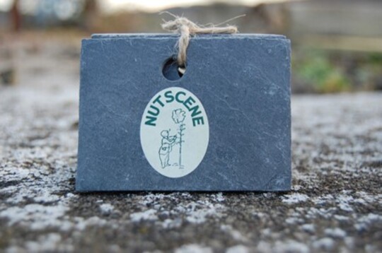 Nutscene Slate Rectangular Labels Small Set of 4