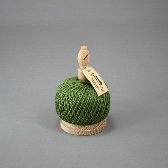 Creamore Bishop Twine Stand with cutter, 140m Green Jute