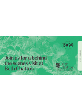 Behind the scenes visit at Beth Chatto's Gift Voucher