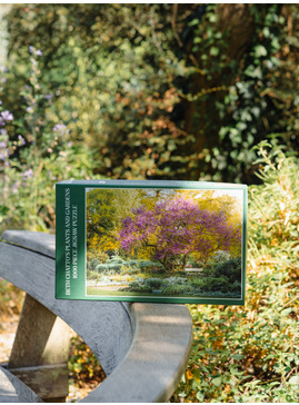 Beth Chatto Jigsaw Puzzle - Judas Tree in the Reservior Garden