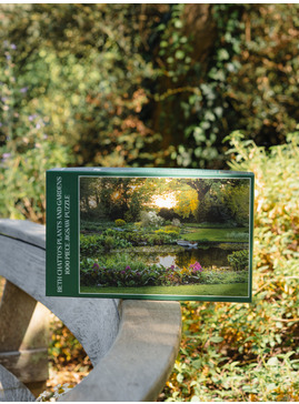 Beth Chatto Jigsaw Puzzle - Sunset in the Water Garden