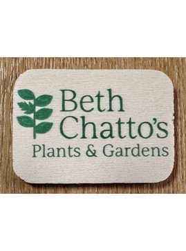 Beth Chatto Wooden Magnet