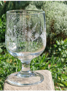 Gravel Garden Glass Goblet