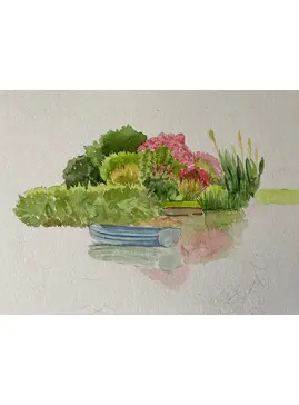 Modern Watercolours in the Garden