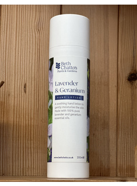 Beth Chatto Lavender & Geranium Hand Lotion