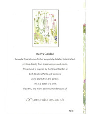 Beth Chatto Card - Beth's Garden