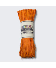 Nutscene Raffia - Orange Rust